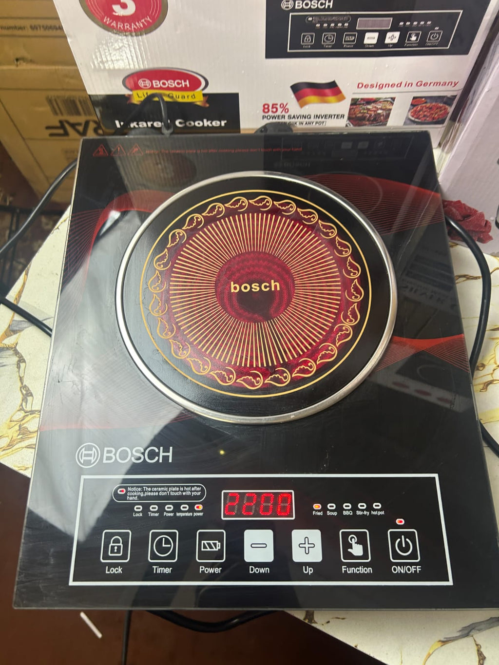 Bosch Premium Infrared Cooker 2200 Watt